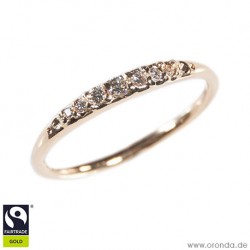 Ring "Fabulous" in Roségold mit Diamanten