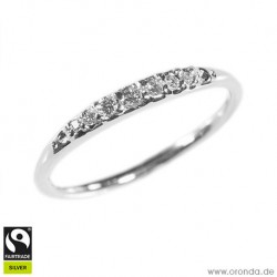 Ring "Fabulous" in Silber mit Diamanten